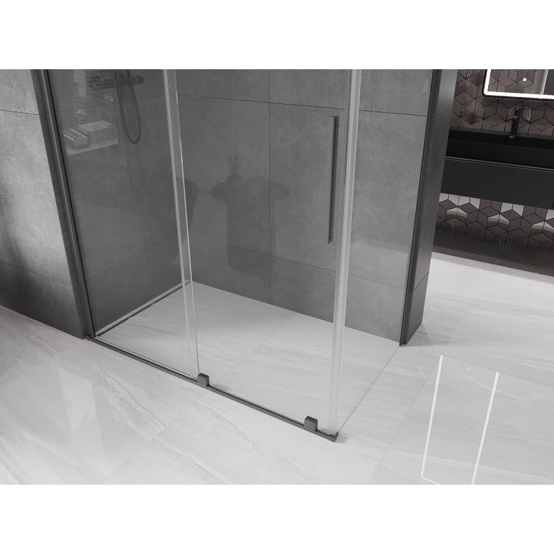 Mexen Velar kabina prysznicowa rozsuwana 160 x 100 cm, transparent, gun metal - 871-160-100-01-95