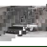 Mexen Velar kabina prysznicowa rozsuwana 150 x 75 cm, transparent, nikiel szczotkowany - 871-150-075-01-97