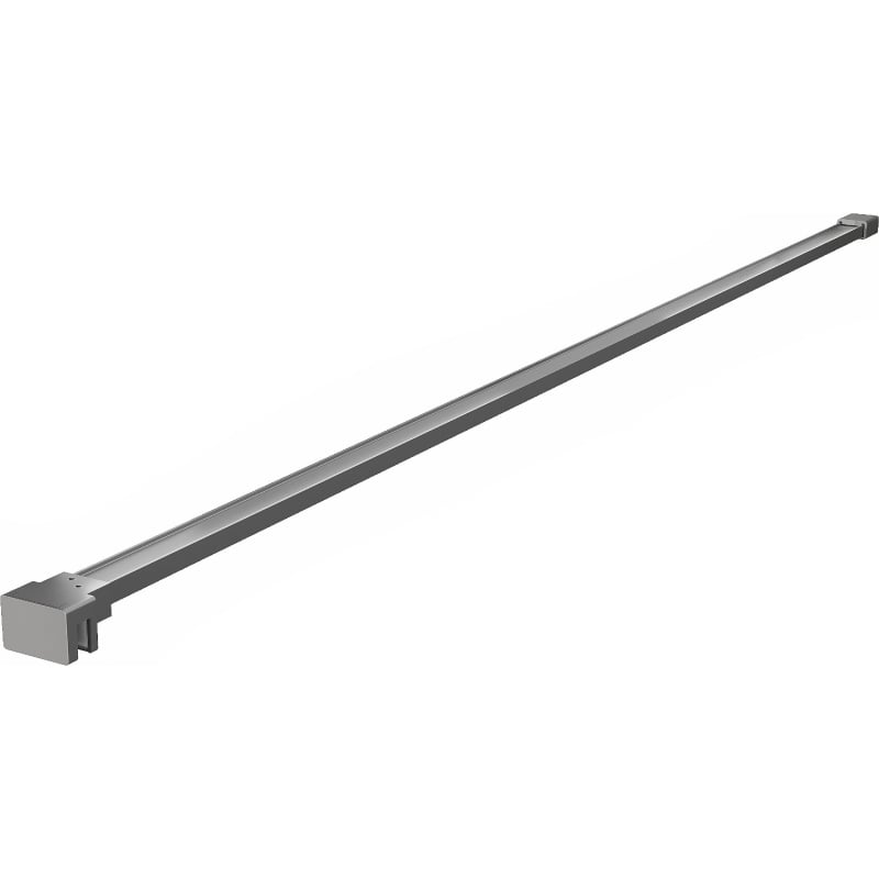 Mexen Uni-P1 wspornik prosty do ścianki prysznicowej 6-8 mm, gun metal - 800-01-95