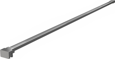 Mexen wspornik prosty do ścianki prysznicowej 6-8 mm, gun metal - 800-01-95