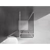 Mexen Velar kabina prysznicowa rozsuwana 100 x 100 cm, grafit, chrom - 871-100-100-41-01