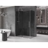 Mexen Velar kabina prysznicowa rozsuwana 150 x 75 cm, grafit, chrom - 871-150-075-41-01