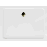 Mexen Flat brodzik prostokątny slim 120 x 100 cm, biały, syfon złoty - 40101012G