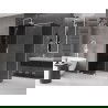 Mexen Velar kabina prysznicowa rozsuwana 140 x 70 cm, grafit, biała - 871-140-070-41-20