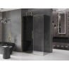 Mexen Velar kabina prysznicowa rozsuwana 140 x 70 cm, grafit, złota - 871-140-070-41-50