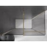 Mexen Velar kabina prysznicowa rozsuwana 140 x 85 cm, grafit, złota - 871-140-085-41-50