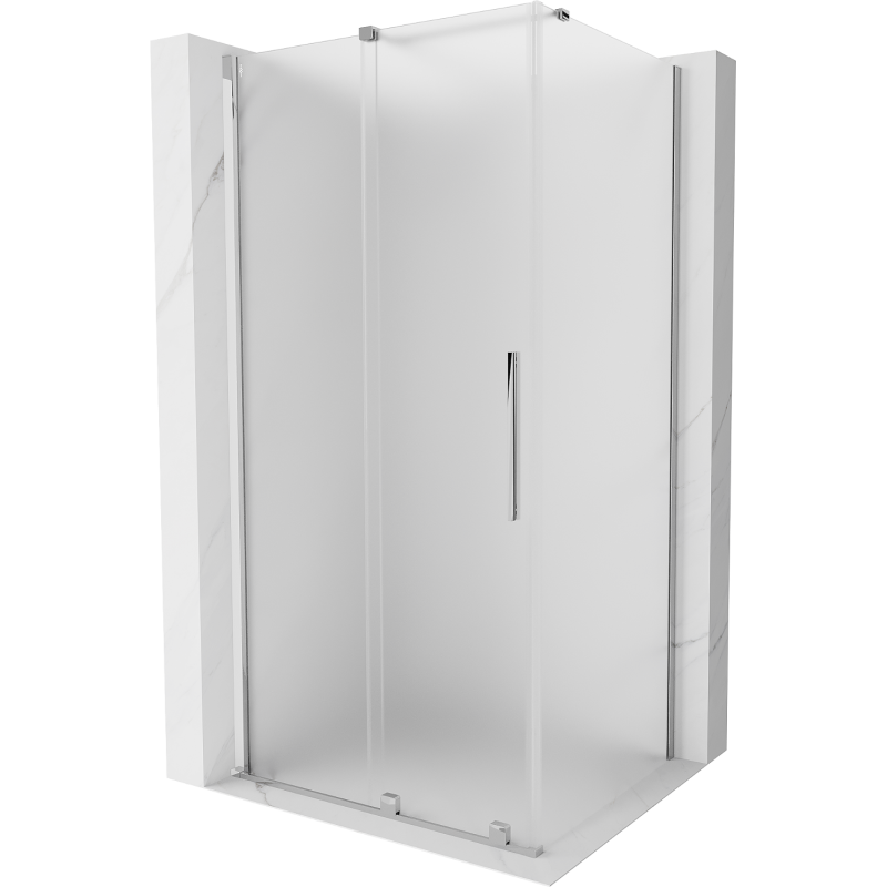 Mexen Velar kabina prysznicowa rozsuwana 90 x 85 cm, szron, chrom - 871-090-085-31-01