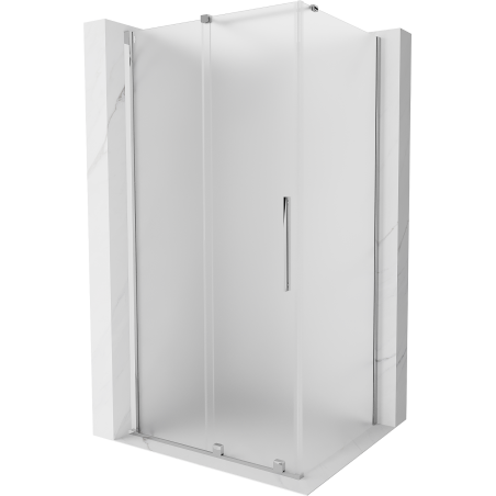 Mexen Velar kabina prysznicowa rozsuwana 90 x 85 cm, szron, chrom - 871-090-085-31-01