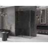 Mexen Velar kabina prysznicowa rozsuwana 140 x 85 cm, grafit, złota - 871-140-085-41-50