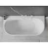 Mexen Oval+ wanna wolnostojąca przyścienna 170 x 80 cm, biała, przelew biały - 52681708000-20