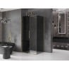 Mexen Velar kabina prysznicowa rozsuwana 140 x 90 cm, grafit, złota - 871-140-090-41-50
