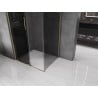 Mexen Velar kabina prysznicowa rozsuwana 140 x 90 cm, grafit, złota - 871-140-090-41-50