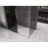 Mexen Velar kabina prysznicowa rozsuwana 130 x 75 cm, grafit, złota szczotkowana - 871-130-075-41-55