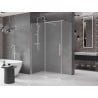 Mexen Velar kabina prysznicowa rozsuwana 140 x 80 cm, szron, chrom - 871-140-080-31-01