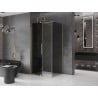 Mexen Velar kabina prysznicowa rozsuwana 140 x 90 cm, grafit, złota szczotkowana - 871-140-090-41-55