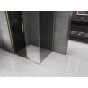 Mexen Velar kabina prysznicowa rozsuwana 130 x 85 cm, grafit, złota szczotkowana - 871-130-085-41-55