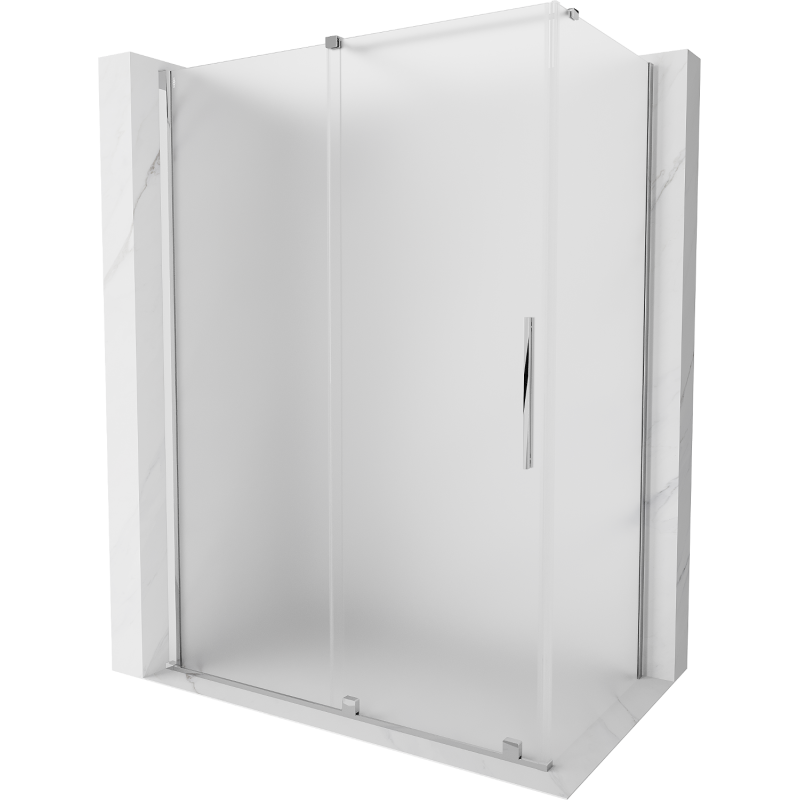 Mexen Velar kabina prysznicowa rozsuwana 150 x 75 cm, szron, chrom - 871-150-075-31-01
