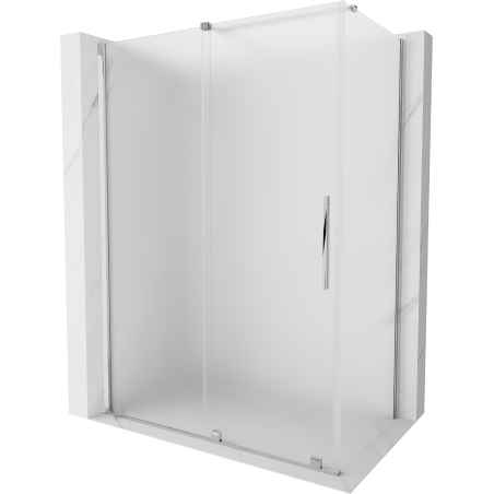 Mexen Velar kabina prysznicowa rozsuwana 150 x 75 cm, szron, chrom - 871-150-075-31-01