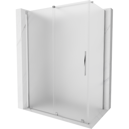 Mexen Velar kabina prysznicowa rozsuwana 150 x 80 cm, szron, chrom - 871-150-080-31-01