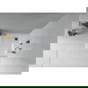 Mexen Flat brodzik kwadratowy slim 100 x 100 cm, biały, syfon czarny - 40101010B