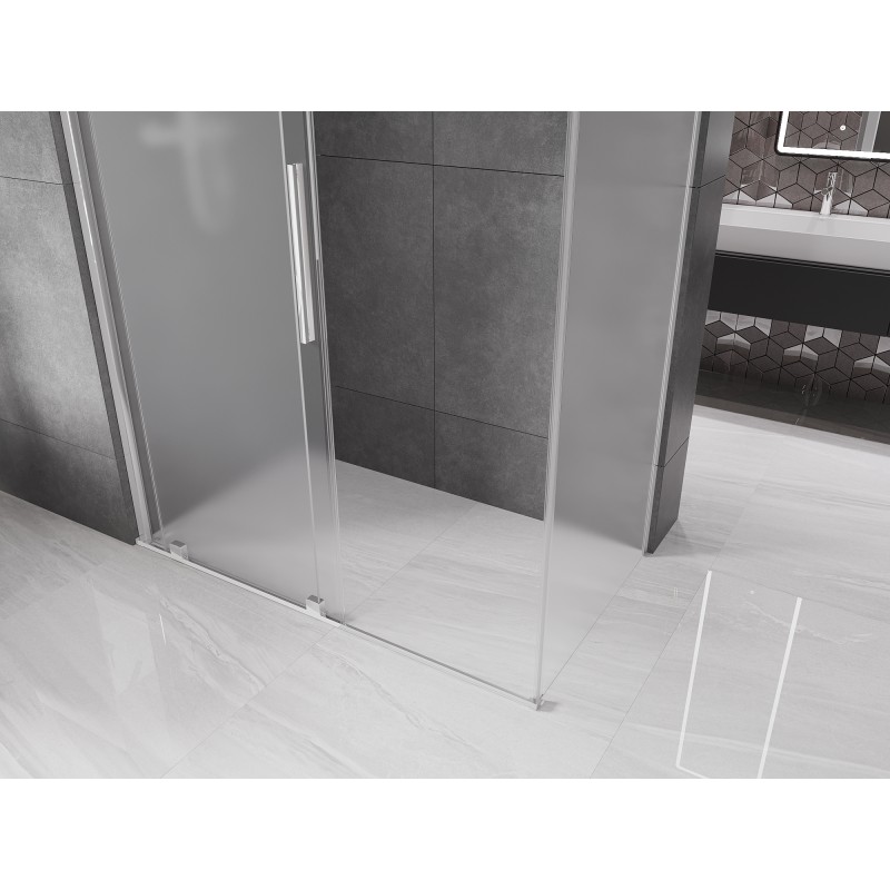 Mexen Velar kabina prysznicowa rozsuwana 160 x 85 cm, szron, chrom - 871-160-085-31-01