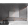 Mexen Velar kabina prysznicowa rozsuwana 150 x 70 cm, grafit, miedź szczotkowana - 871-150-070-41-65