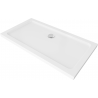 Mexen Flat brodzik prostokątny slim 140 x 70 cm, biały , syfon chrom - 40107014