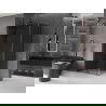 Mexen Velar kabina prysznicowa rozsuwana 110 x 85 cm, grafit, gun gray szczotkowany - 871-110-085-41-66