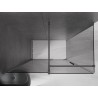 Mexen Velar kabina prysznicowa rozsuwana 150 x 75 cm, grafit, gun gray szczotkowany - 871-150-075-41-66
