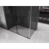 Mexen Velar kabina prysznicowa rozsuwana 160 x 70 cm, grafit, gun gray szczotkowany - 871-160-070-41-66