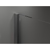 Mexen Velar kabina prysznicowa rozsuwana 160 x 70 cm, grafit, gun gray szczotkowany - 871-160-070-41-66