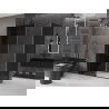 Mexen Velar kabina prysznicowa rozsuwana 150 x 70 cm, grafit, czarna - 871-150-070-41-70