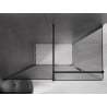 Mexen Velar kabina prysznicowa rozsuwana 140 x 70 cm, grafit, czarna - 871-140-070-41-70