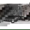 Mexen Velar kabina prysznicowa rozsuwana 120 x 70 cm, grafit, czarna - 871-120-070-41-70