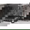 Mexen Velar kabina prysznicowa rozsuwana 120 x 70 cm, grafit, czarna - 871-120-070-41-70