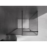 Mexen Velar kabina prysznicowa rozsuwana 110 x 70 cm, grafit, czarna - 871-110-070-41-70