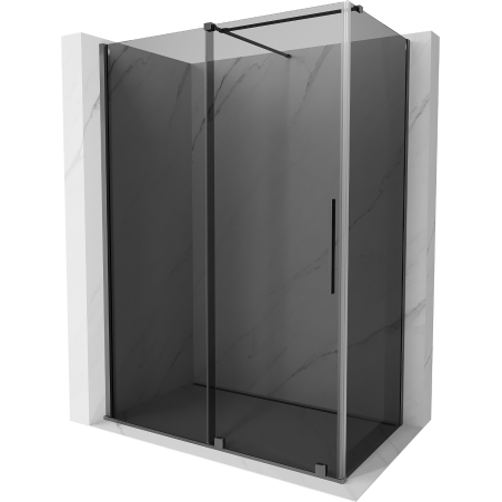Mexen Velar kabina prysznicowa rozsuwana 140 x 70 cm, grafit, gun metal - 871-140-070-41-95