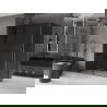 Mexen Velar kabina prysznicowa rozsuwana 140 x 70 cm, grafit, gun metal - 871-140-070-41-95