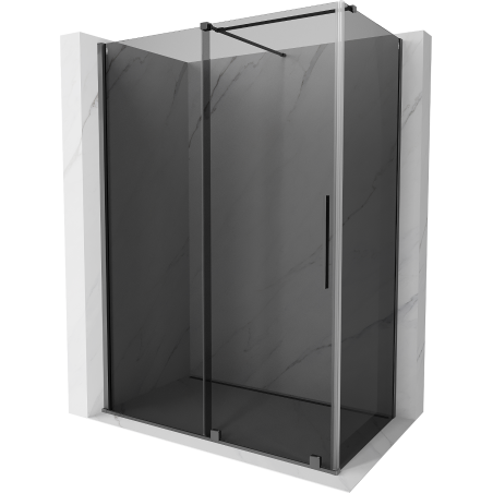 Mexen Velar kabina prysznicowa rozsuwana 160 x 85 cm, grafit, gun metal - 871-160-085-41-95