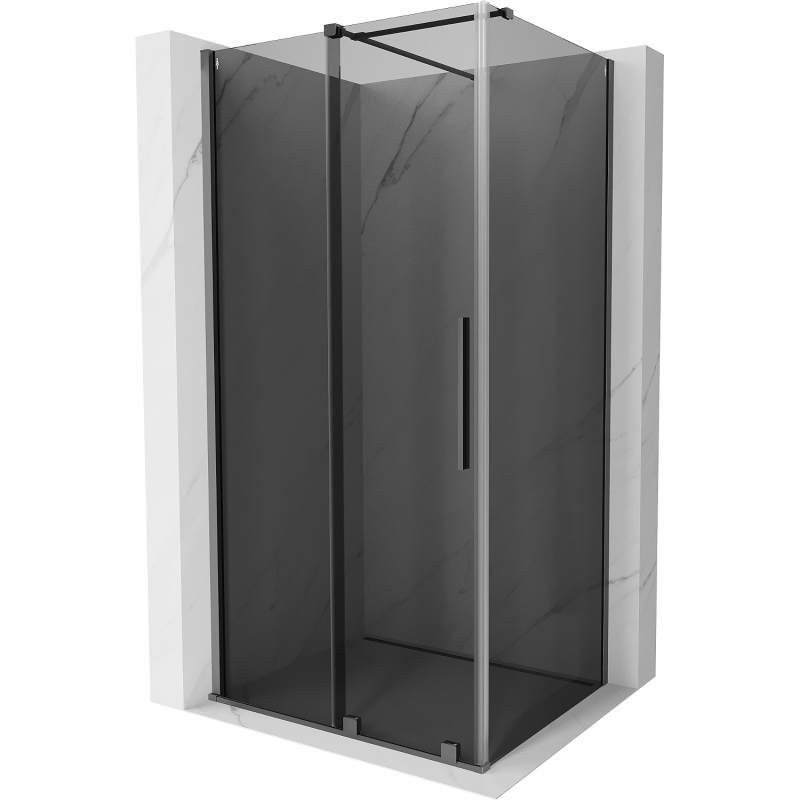 Mexen Velar kabina prysznicowa rozsuwana 90 x 70 cm, grafit, gun metal - 871-090-070-41-95