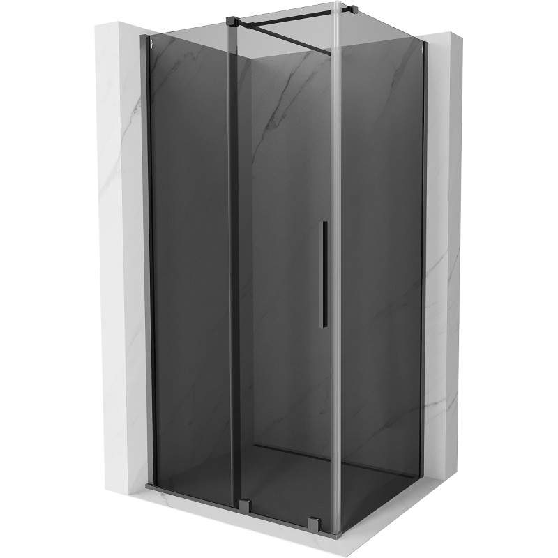 Mexen Velar kabina prysznicowa rozsuwana 100 x 120 cm, grafit, gun metal - 871-100-120-41-95