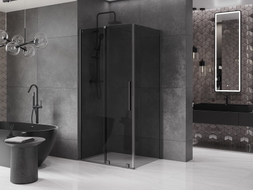 Mexen Velar kabina prysznicowa rozsuwana 110 x 80 cm, grafit, gun metal - 871-110-080-41-95