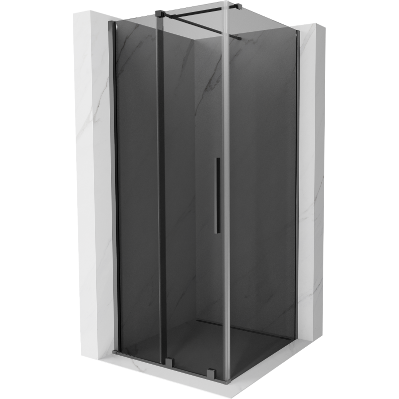 Mexen Velar kabina prysznicowa rozsuwana 100 x 100 cm, grafit, gun metal - 871-100-100-41-95