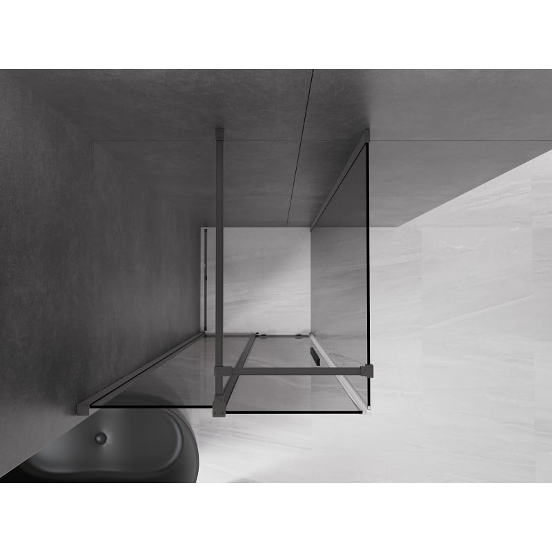 Mexen Velar kabina prysznicowa rozsuwana 100 x 100 cm, grafit, gun metal - 871-100-100-41-95