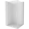 Mexen Velar kabina prysznicowa rozsuwana 100 x 85 cm, szron, biała - 871-100-085-31-20