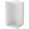 Mexen Velar kabina prysznicowa rozsuwana 120 x 80 cm, szron, biała - 871-120-080-31-20