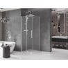 Mexen Velar kabina prysznicowa rozsuwana 90 x 90 cm, szron, biała - 871-090-090-31-20
