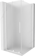 Mexen Velar kabina prysznicowa rozsuwana 100 x 100 cm, szron, biała - 871-100-100-31-20