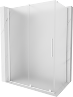 Mexen Velar kabina prysznicowa rozsuwana 130 x 70 cm, szron, biała - 871-130-070-31-20