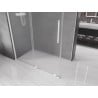 Mexen Velar kabina prysznicowa rozsuwana 130 x 75 cm, szron, biała - 871-130-075-31-20